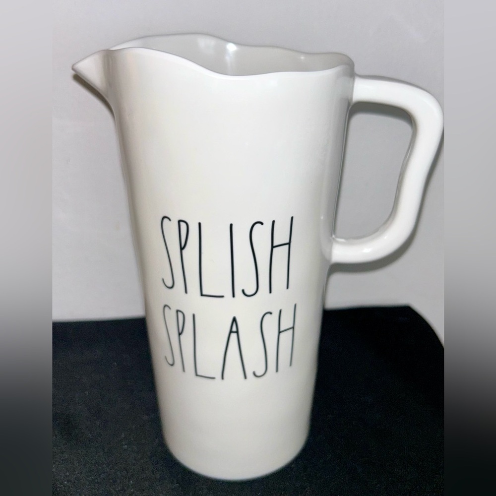 Rae Dunn “SPLISH SPLASH” pitcher. 9”